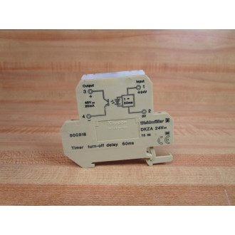 Klippon DKZA-24VDC-50MS Timer Relay 800818 - New No Box