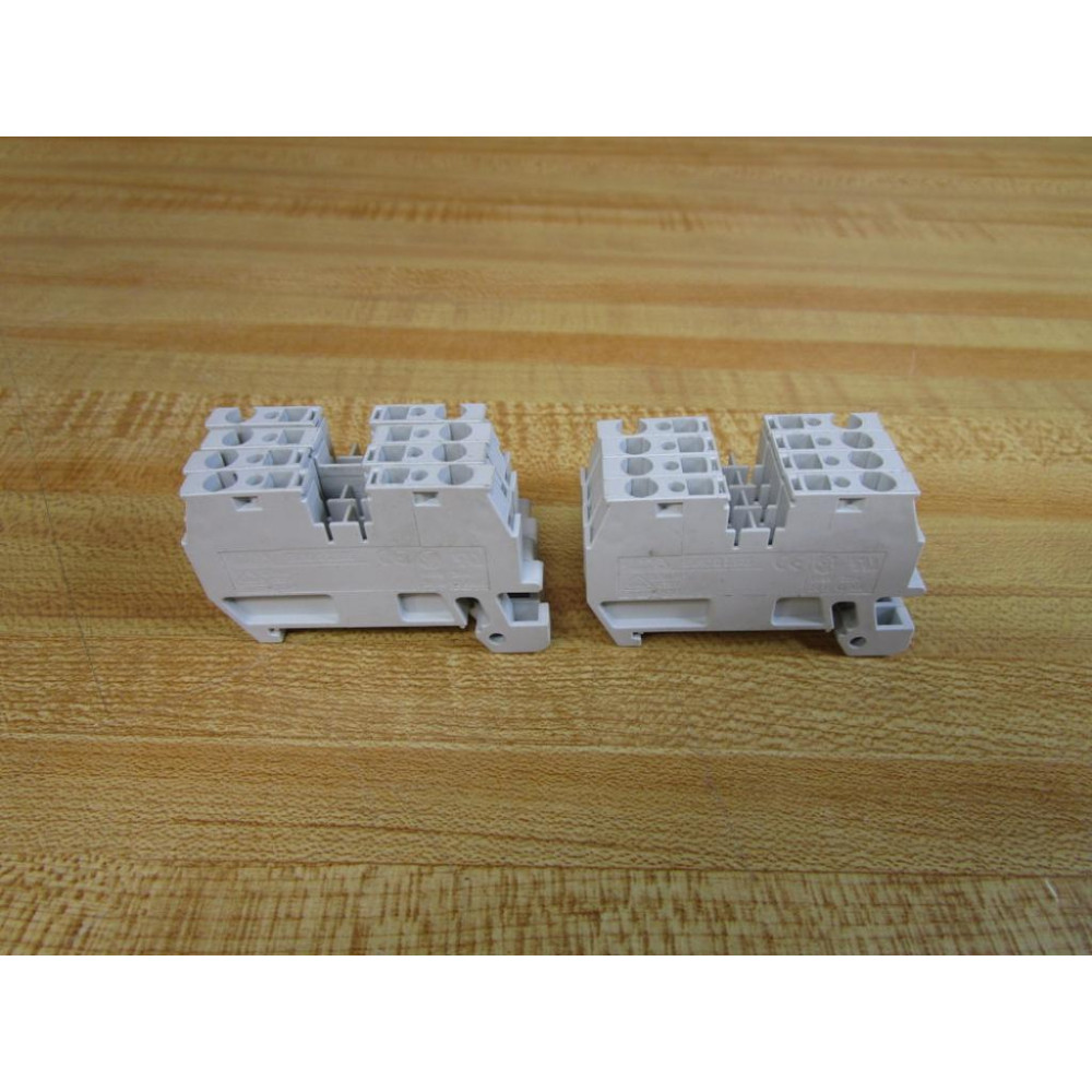 Morsettitalia EURO Q2.535 Terminal Block Q2.535 Gray (Pack of 8) - New No Box