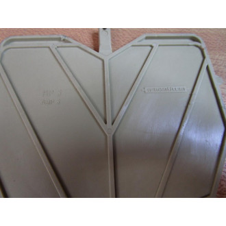 Weidmuller 0485760000 Fixing Plate HP 3 ADP 3 (Pack of 4) - Used
