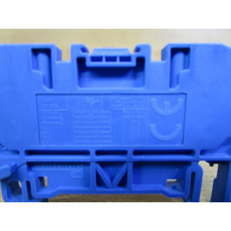 Entrelec D2.55. Terminal Block D255 Blue (Pack of 11) - New No Box