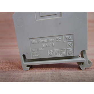 Weidmuller SAK 635 PA Terminal Block 4008190134648 (Pack of 27) - Used
