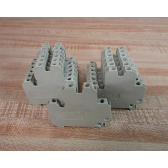 Weidmuller DK 4QV Terminal Block 0363660000 (Pack of 13) - Used