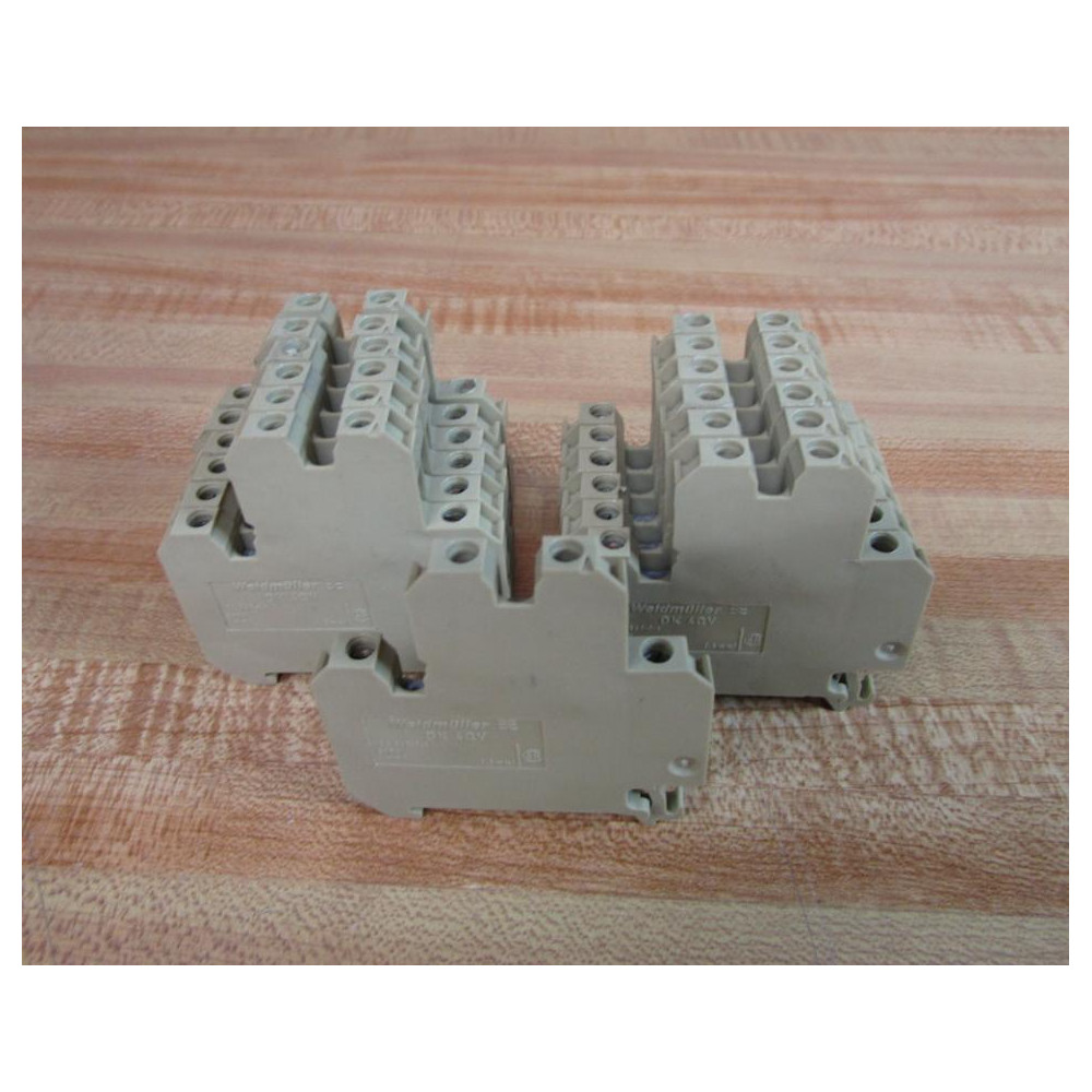 Weidmuller DK 4QV Terminal Block 0363660000 (Pack of 13) - Used