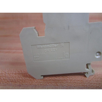 Weidmuller DK 4QV Terminal Block 0363660000 (Pack of 13) - Used