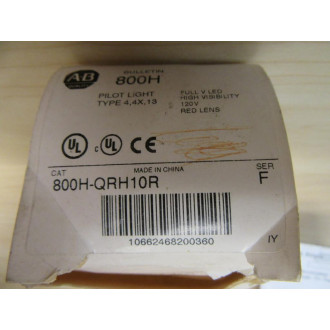 Allen Bradley 800H-QRH10R Pilot Light 800HQRH10R