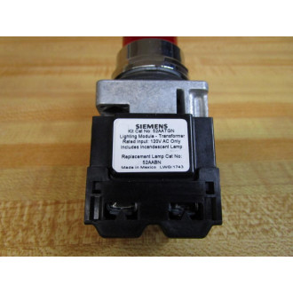 Siemens 52PL4G2 Pilot Light W52AATGN - Used