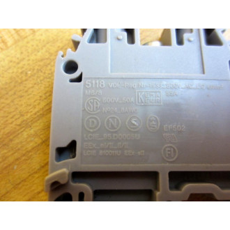 ABB Entrelec M68 Terminal Block  5118 011511811 (Pack of 22) - Used