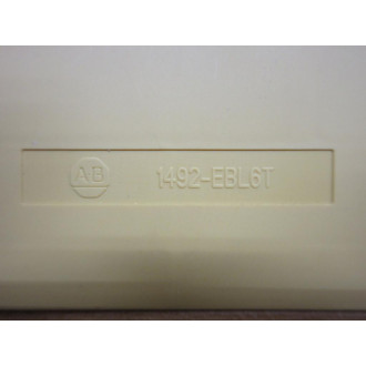 Allen Bradley 1492-EBL6T-Y End Barrier 1492-EBL6T (Pack of 4) - New No Box