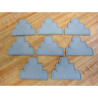 Phoenix Contact D-UT 2.5-3L Gray Terminal Block End Cover DUT253L (Pack of 8) - New No Box