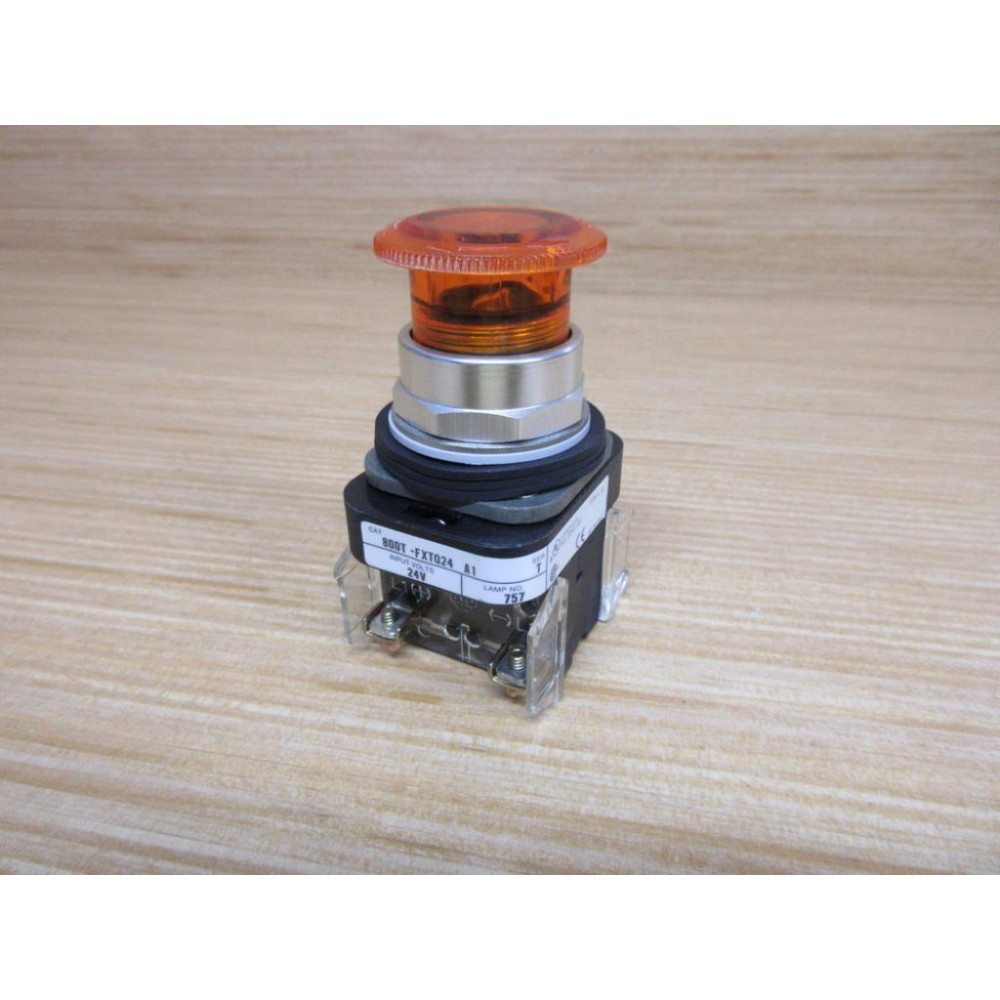 Allen Bradley 800T-FXTQ24 A1 Button 800T-FXTQ24A1 Amber, 800T-XA1, 800T-Blank - New No Box