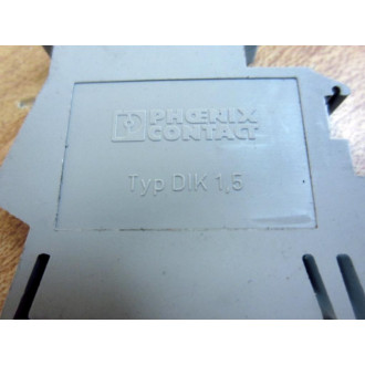 Phoenix Contact DIK 1.5 Gray Terminal Block 2715966 (Pack of 9) - Used