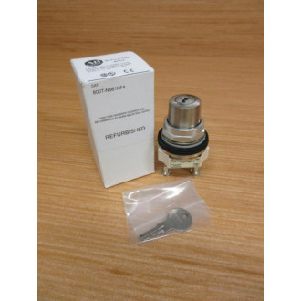 Allen Bradley 800T-N561KF4 Keyed Selector Switch W Key - Refurbished