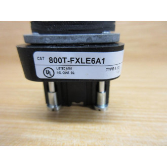 Allen Bradley 800T-FXLE6A1 Push Button W800T-XA1 - Used