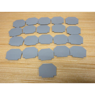 Morsettitalia 43010 End Plate (Pack of 21) - New No Box
