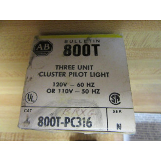 Allen Bradley 800T-PC316BRXG Cluster Lamp