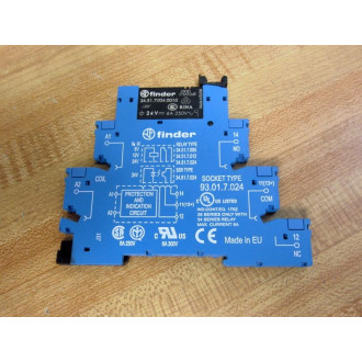 Finder 93.01.7.024 Relay Socket 93017024 W 34.51.7.024.0010 Relay - New No Box