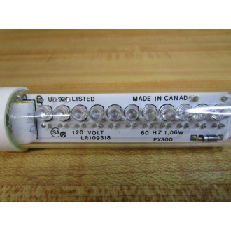 Uniglo Canada LR109318 Red LED Solid State Bulb EX300 Bayonet Base - New No Box