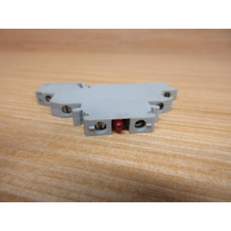 Phoenix Contact DIKD 1,5 Terminal Block DIKD15 W Red LED (Pack of 3) - Used