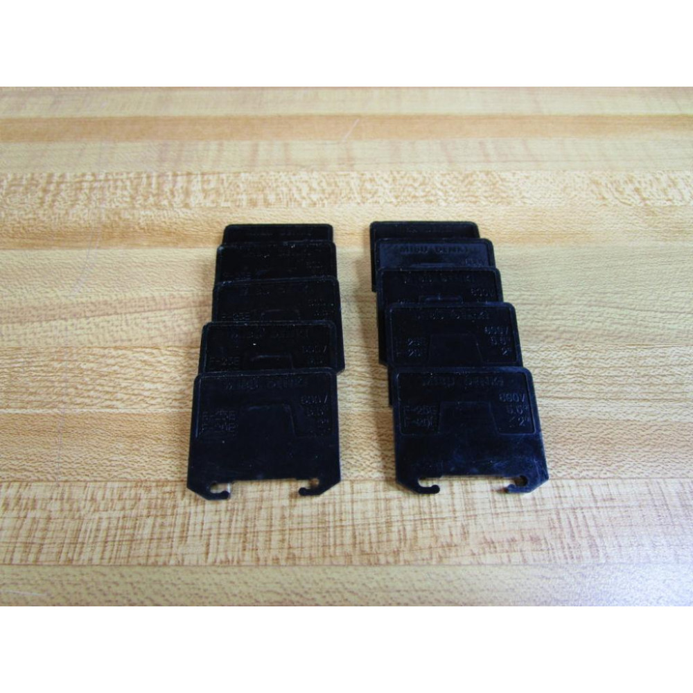 MIBU Denki F-20E25E Terminal End Plate F-25E (Pack of 10) - New No Box