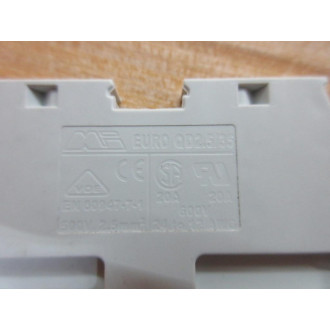 Morsettitalia QD2.535 Euro Terminal Block QD2535 (Pack of 2) - New No Box