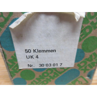 Phoenix Contact UK4 Terminal Block 3003017 (Pack of 17)