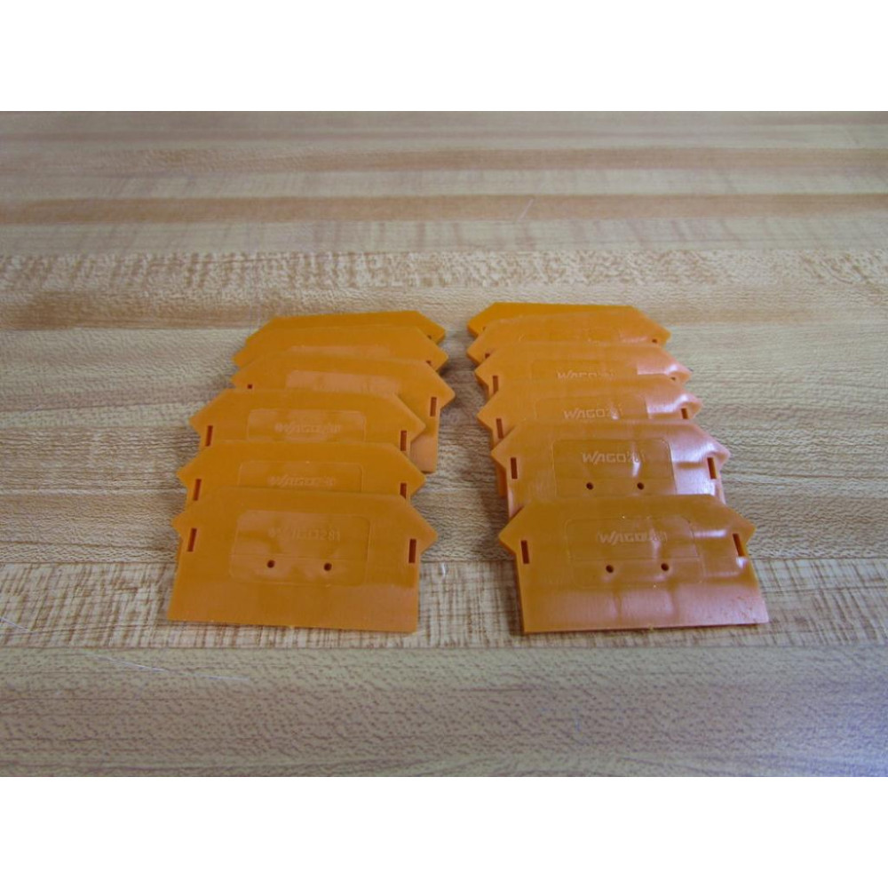 Wago 281-317 End And Intermediate Plate 281317 (Pack of 12) - New No Box