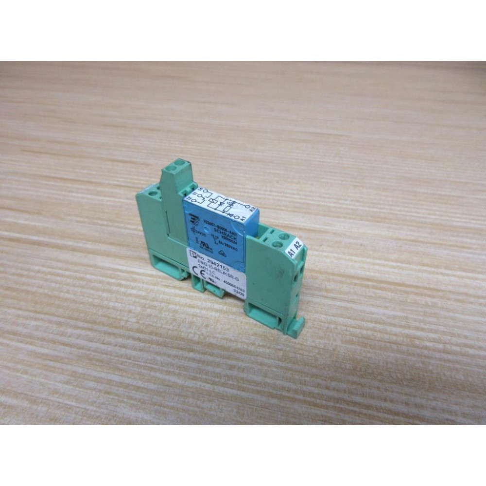 Phoenix 2942153 Relay Module EMG 10-RELKSR-G 2421-LC WKR510024 - Used