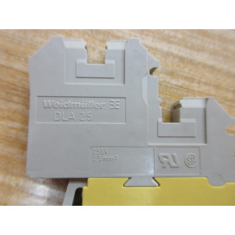 Weidmuller DLA 2.5 Terminal Block DLA25 (Pack of 20) - New No Box