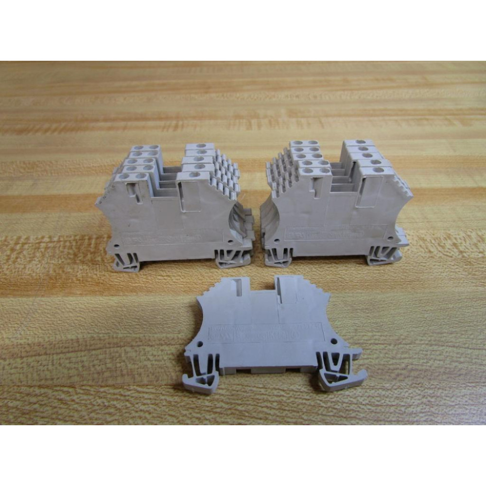 Weidmuller WDU 2.51.5ZR Terminal Block WDU2515ZR (Pack of 11) - Used
