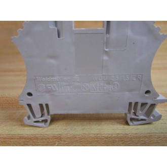 Weidmuller WDU 2.51.5ZR Terminal Block WDU2515ZR (Pack of 11) - Used