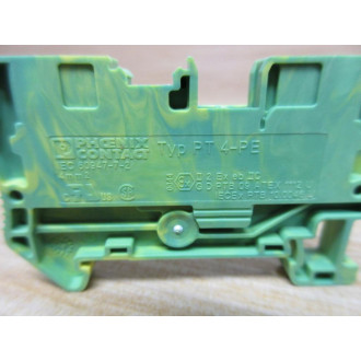 Phoenix Contact PT 4-PE Ground Modular Terminal Block 3211766 (Pack of 7) - New No Box