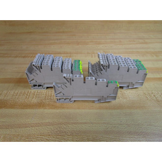 Weidmuller ZRV 1.5PE Terminal Block ZRV15PE (Pack of 13) - New No Box