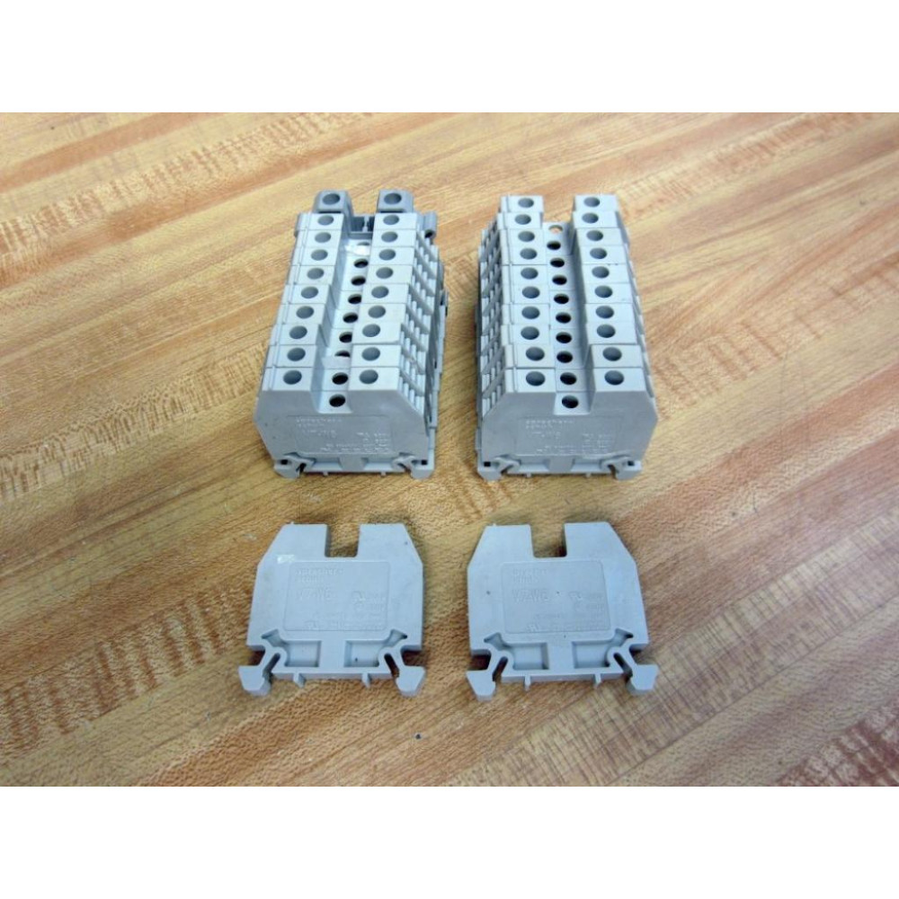 Sprecher+Schuh V7-W6 Terminal Block V7W6 (Pack of 22) - New No Box Sprecher+Schuh V7-W6 Terminal Block V7W6 (Pack of 22) - New No Box