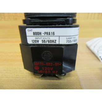Allen Bradley 800H-PRA16 Push Button Switch Green 800H-PRA16G