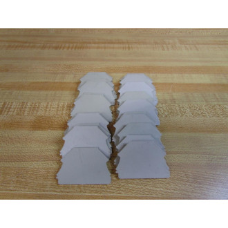Weidmuller WAPWDU 1.5 Cover Plate WDU 1.5 (Pack of 22) - Used