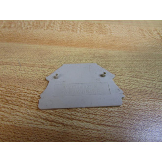Weidmuller WAPWDU 1.5 Cover Plate WDU 1.5 (Pack of 22) - Used