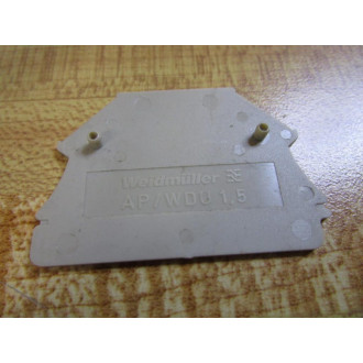 Weidmuller WAPWDU 1.5 Cover Plate WDU 1.5 (Pack of 22) - Used