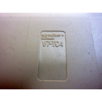 Sprecher+Schuh V7-TC4 Terminal Block End Cover V7TC4 (Pack of 6) - New No Box