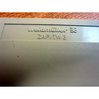 Weidmuller ZAPTW3 End PlateTerminal ZAPTW3 (Pack of 37) - New No Box