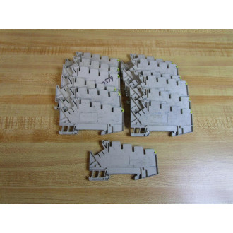 Weidmuller ZRV 1.5PE Terminal Block ZRV15PE (Pack of 13) - Used