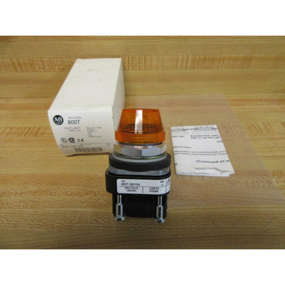 Allen Bradley 800T-QH10A Pilot Light Assy 800TQH10A