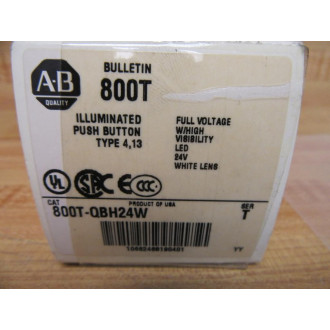 Allen Bradley 800T-QBH24W Push Button 800TQBH24W