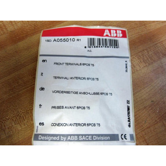 ABB 1SDA055010R1 A3-T5 Front Terminal Kit KT5F6