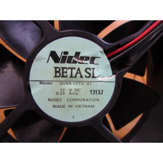 Nidec D09A-12TU 01 Beta SL Fan D09A12TU01 - Used
