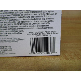 Philips SLSR30 20 LLG Marathon Flood R-30