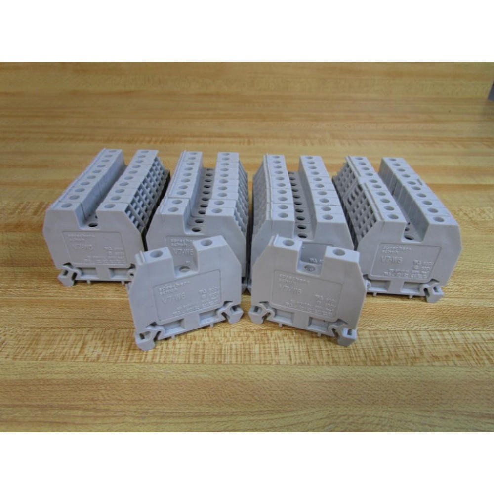 Sprecher+Schuh V7-W6 Terminal Block V7W6 (Pack of 42) - New No Box