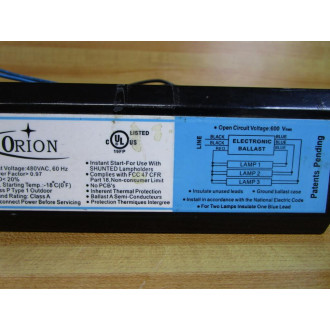 Orion OB3-T8-32-480-ST-IN-H-1.2 Electronic Ballast OB3T832480STINH12 - Used