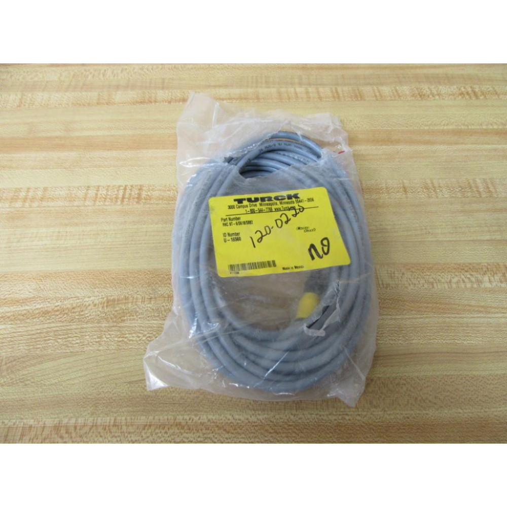 Turck RKC 8T-6S618S882 Euro Fast Cordset U-16560