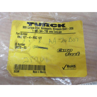 Turck RKC 12T-4-RSC 12T EuroFast Cordsest U0976-03