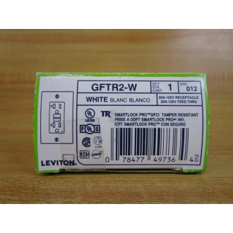 Leviton GFTR2-W Smartlock GFCI Receptacle GFTR2W
